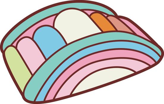 ladder icon. Colorful of playground icon. vector