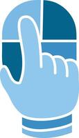 Mouse and hand icon. General Data Protection Regulation icon set, secure privacy elements vector