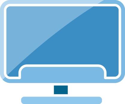 computer PC icon. General Data Protection Regulation icon set, secure privacy elements vector