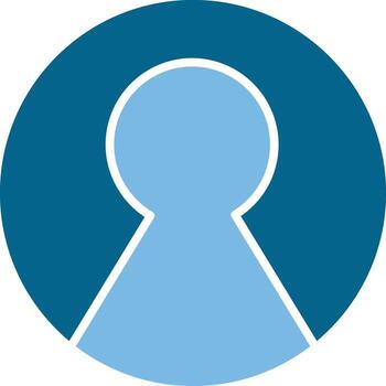 Data information of human icon. General Data Protection Regulation icon set, secure privacy elements vector