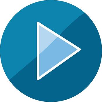 Play button icon. General Data Protection Regulation icon set, secure privacy elements vector