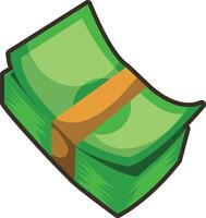Cute a lot of money icon. Game illustration elements art. vector