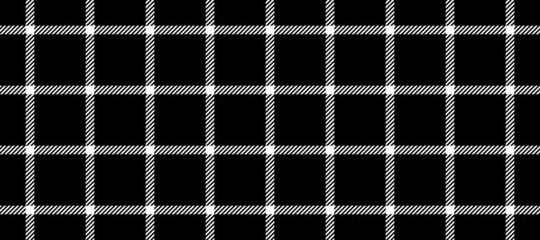 sin costura cristal de ventana modelo. a cuadros tartán repitiendo antecedentes. tattersall tartán textura impresión para textil, tela. repetido negro y blanco cheque fondo de pantalla. vector