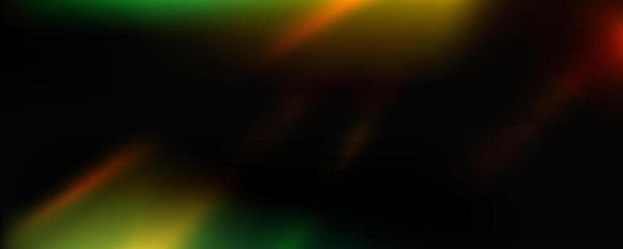 Light leak effect background. Retro film bokeh flare overlay. Old vintage photo filter texture template. Exposed photography wallpaper. Abstract blur ray gradient backdrop. Saturated color leak vector