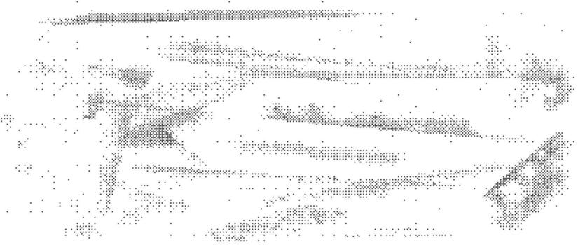 Pixelated grain texture bitmap. Dither grunge background. Abstract dotted glitchy pattern. game screen wallpaper. Retro comic pixel art overlay backdrop. Rough speckle effect vector