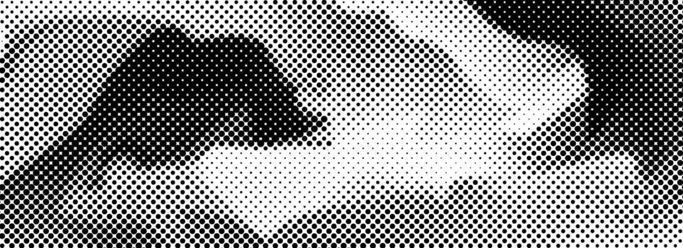 resumen punteado distorsionado trama de semitonos textura. pixelado fumar o líquido ondulado fluir antecedentes. retorcido grunge ola degradado modelo. retro trama arena ruido fondo. cómic estilo cubrir fondo de pantalla vector