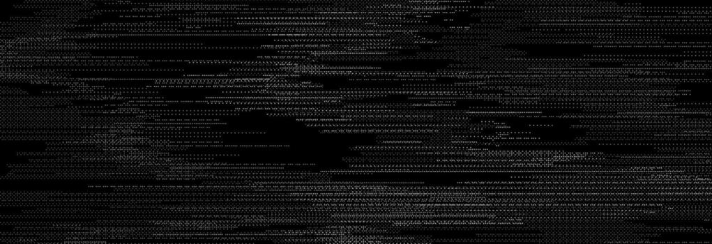 TV static noise texture. Glitch pixelated random background. Distorted rippled VHS screen overlay. Grunge fuzzy television interference backdrop. Flickering digital pixel effect vector