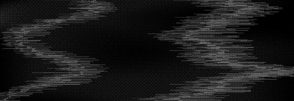 TV static noise texture. Distorted rippled VHS screen overlay. Glitch pixelated random background. Grunge fuzzy television interference. Digital pixel effect backdrop vector