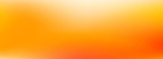 Warm orange yellow gradient background. Autumn color blurred wallpaper. Fall smooth gradation backdrop for banner, poster, leaflet, brochure, booklet. Abstract template overlay vector