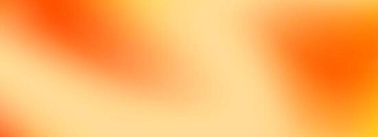 Warm yellow orange gradient wallpaper. Autumn colored blurred poster background. Fall smooth gradation backdrop for banner, leaflet, brochure or booklet. Abstract template overlay vector