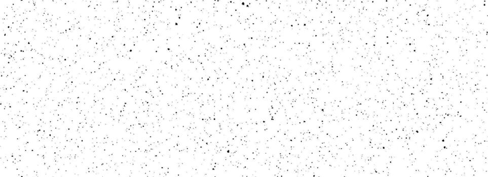 Black seamless speckle texture. Distress grunge grain dot background. Gritty dirt splash repeated pattern. Splattered grit overlay with drops, specks, flecks. Scuff weathered noise pattern vector