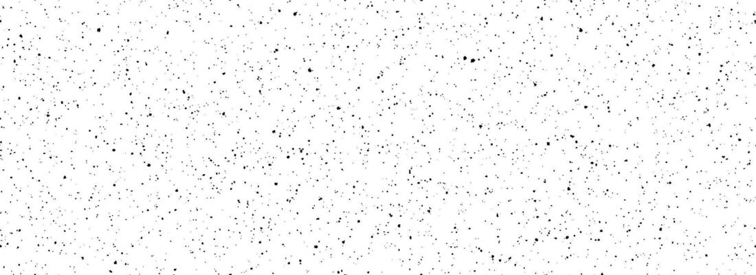 Seamless grain speckle texture. Distress grunge dot background. Black gritty splash repeated pattern. Splattered dirt grit overlay with drops, specks, flecks. Weathered noise for banner, poster