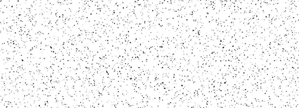 Seamless grain speckle texture. Distress grunge dot background. Black grungy splash repeating pattern. Splattered dirty grit overlay with drops, specks, flecks. Gravel noise for banner, poster. vector