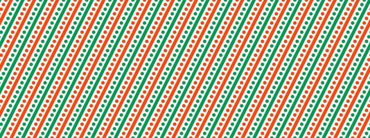 Christmas seamless pattern. Red and green diagonal straight dotted stripe background. Candy cane repeated decor wallpaper. Christmas peppermint present wrap print. Winter holiday gift backdrop vector
