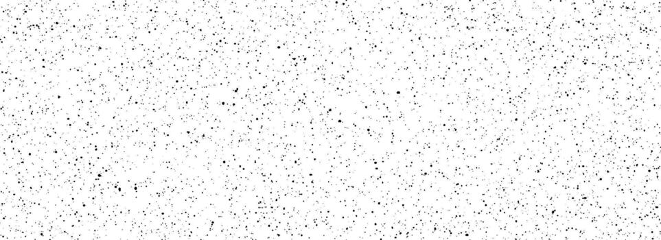 Seamless grainy speckle texture. Distress grunge dot background. Black gritty splash repeated pattern. Splattered dirty grit overlay with drops, specks, flecks. Gravel noise for banner, poster vector