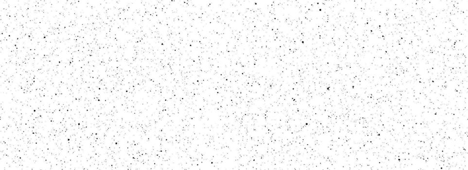 Black speckle seamless texture. Distress grunge grain dot background. Repeated gritty dirt splash pattern. Splattered grit overlay with drops, specks, flecks. Scuff weathered noise pattern vector