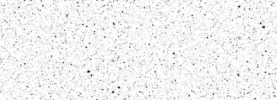 negro y blanco sucio punto sin costura modelo. grunge goteado asperja, partículas, polvo o salpicaduras fondo de pantalla. angustia ruido grano repetido antecedentes. aleatorio abigarrado arenoso cubrir textura vector