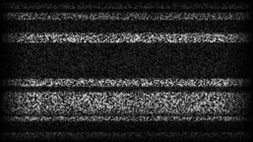 TV static noise background. BW Glitch pixelated television screen. Lost or bad TV signal VHS with black stripes wallpaper. White noise grain. CRT screen with interferences and glitches. vector