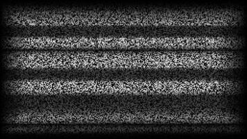 TV static noise background. Glitch pixelated television screen. Lost or bad TV signal VHS with black stripes wallpaper. White noise grain. CRT tv screen with interferences and glitches vector
