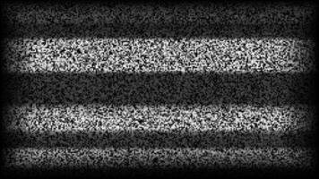 TV static noise background. Glitch pixel television screen. Lost or bad TV signal VHS with black stripes wallpaper. White noise grain. CRT tv screen with interferences and glitches vector