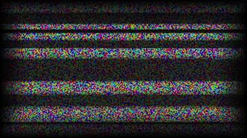 TV static noise background. Glitch bw pixelated television screen. Lost or bad TV signal VHS with black stripes wallpaper. White noise grain. CRT tv screen with interferences or glitches vector