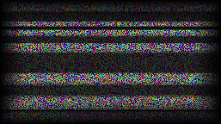 TV static noise background. Glitch bw pixelated television screen. Lost or bad TV signal VHS with black stripes wallpaper. White noise grain. CRT tv screen with interferences or glitches
