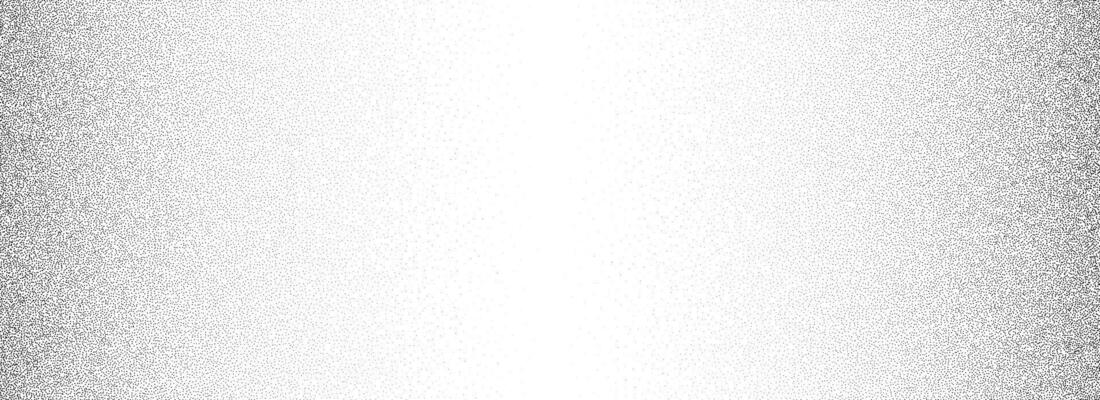 Stippled gradient texture. Fading grain dotted background. Spray grunge noise surface. Black vanishing dots, speckles, particles, specks, dust wallpaper. Subtle halftone gritty sand overlay