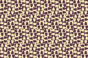 A pattern of circles in purple and beige vector