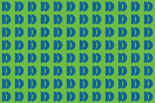 A green and blue pattern with a large number of small blue dots vector