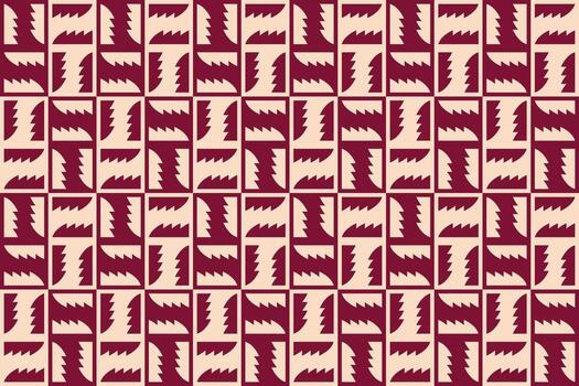 un modelo con rojo y beige cuadrícula vector