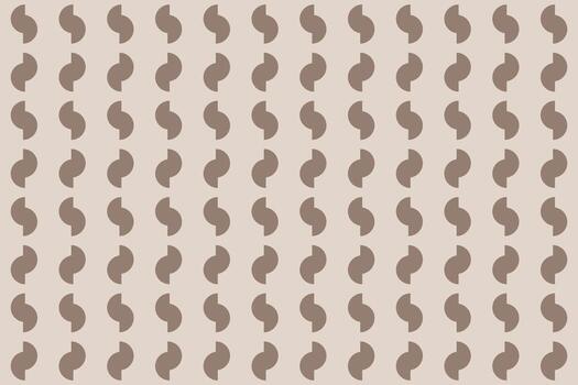A pattern with brown and white shapes on it vector