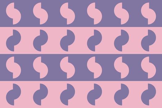 A pink and purple background with a pattern of curved shapes vector