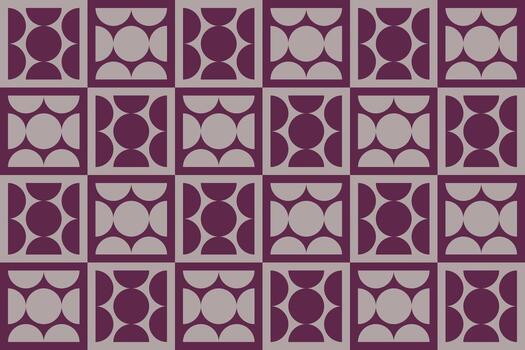 un púrpura y gris modelo con cuadrícula y círculos vector