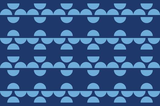 A blue and white pattern with a wave shape vector