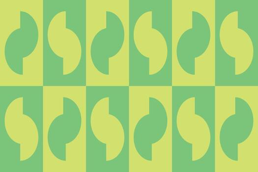 un verde y amarillo modelo con un grande hoja vector