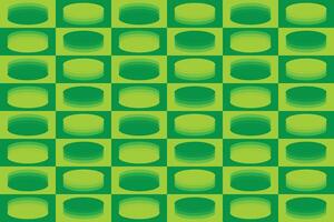 A green and yellow background with squares vector