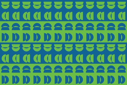 A green and blue pattern with a large number of small circles vector