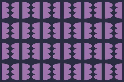 A purple and black pattern with a large number of circles vector