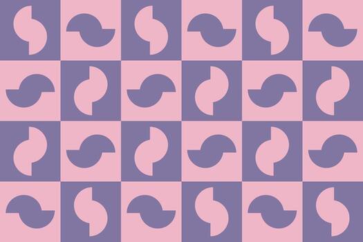 purple background with a pattern of shapes vector