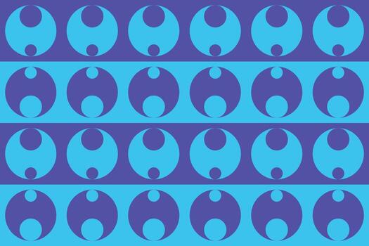 Circle Shapes Blue Color Abstract Background vector