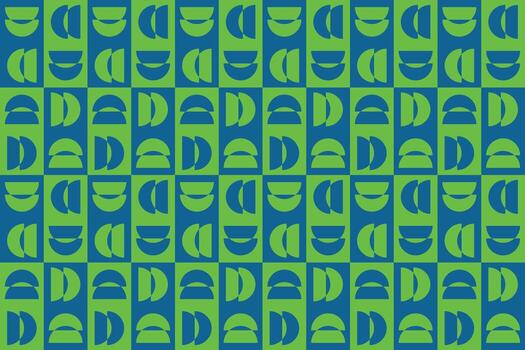 un verde y azul modelo con un grande número de círculos vector