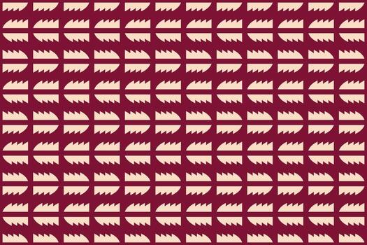 A pattern of small squares on a maroon background vector