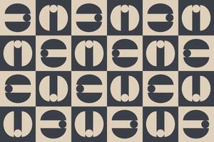 A pattern with black and white squares vector