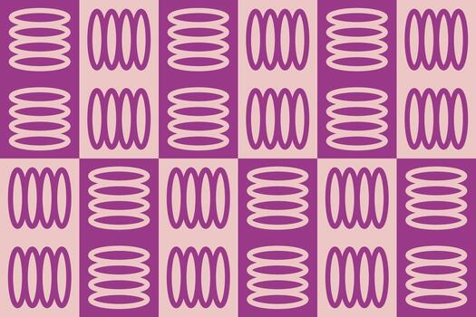 Purple and pink background with a pattern of circles vector