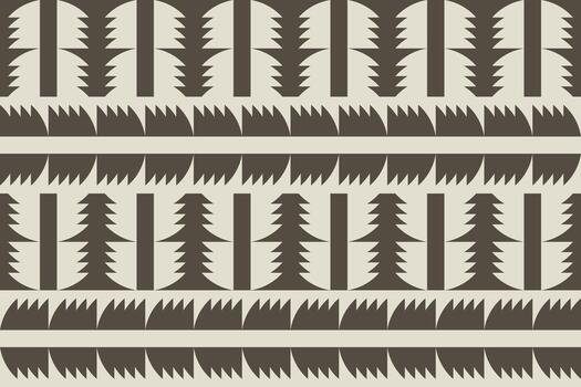 A pattern with a tree on it vector