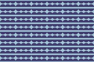 Blue and white pattern with waves vector