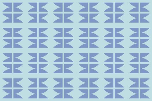 A blue and white pattern with a large number of small triangles vector