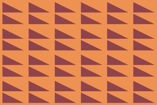 A pattern of triangles on an orange background vector
