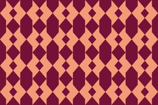 A pattern with orange and red squares vector