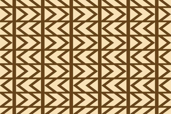 A brown and white pattern with zigzag lines